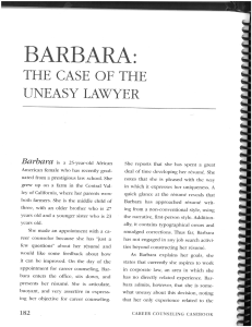 Barbara Case Study