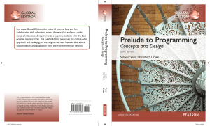 Prelude to Programming (6th Edition