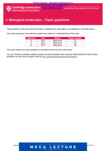 9700 Topic Questions (1)