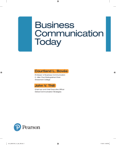 Bovee, C. L., Thill, J. V. and Shatzman, B. E. (2021). Business Communication Today (15th Edition). USA Prentice Hall International.