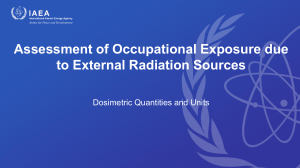 IAEA effective dose corresponded to operatinal quantities