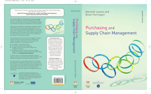 Purchasing and supply chain management (Kenneth Lysons  Brian Farrington) (Z-Library)