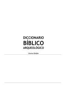 Diccionario arqueologico - Charles Pfeiffer Shibolet