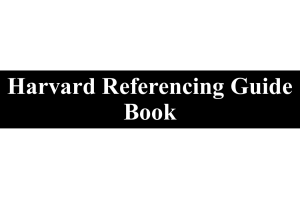 In text Citations and References Guide Book