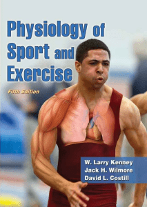 Physiology of Sport and Exercise 5th Edition