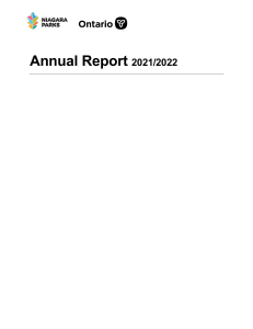 Niagara Parks Annual Report