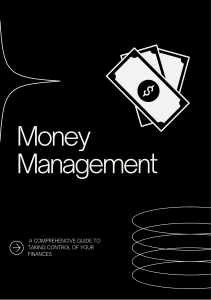 Money management for beginners 