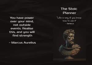 Hardcover Cover (The Stoic Planner) 6X9 374 pages Bleed CMYK