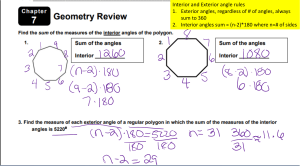 Geometry Chapter 7 Review LTHS