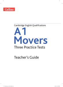 74870 Movers Teacher Guide