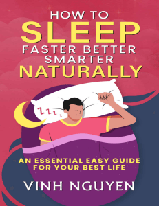How to Sleep Faster Better Smarter Naturally