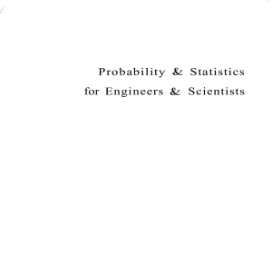 Probability & Statistics 8th edition