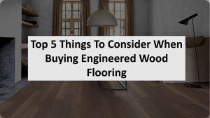 Top 5 Things To Consider When Buying Engineered Wood Flooring
