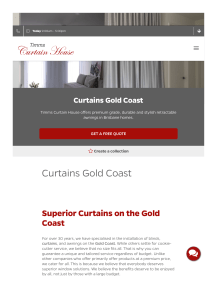 Curtains Gold Coast