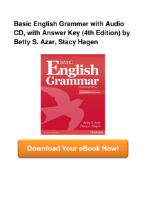 Basic English Grammar with Audio CD with