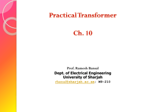 Ch 10 practical transformer