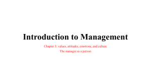 Management summary chapter 3,7 & 9