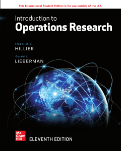Introduction to Operations Research, 11E - Frederick Hillier & Gerald Lieberman