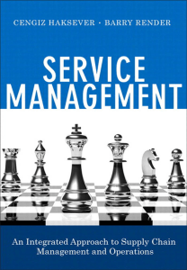 Service Management- An intergrated approach to supply chain management and operations