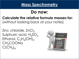 L 5 - Mass spectrometry