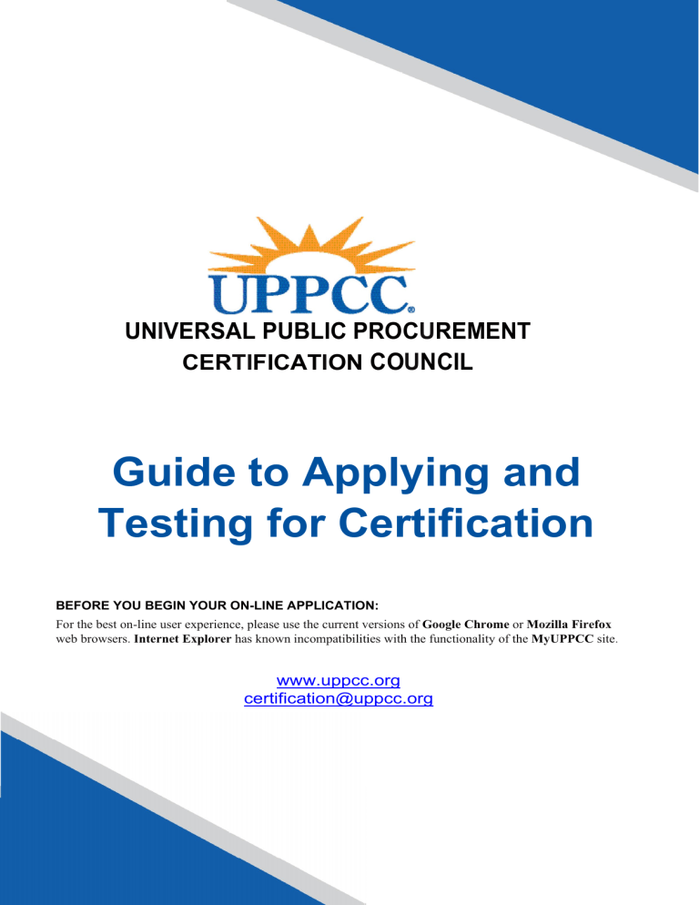 Current UPPCC Cert Guide 03 02 22 (1)