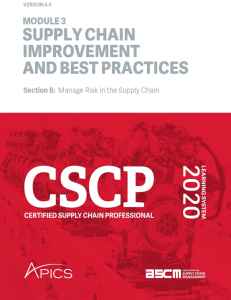 CSCP 2020 Module 3 Section B by APICS, Greg P. Allgair, Al Bukey, Alan L. Milliken, Peter W. Murray (z-lib.org)