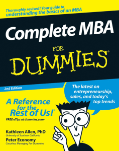 [For dummies] Kathleen Allen Ph.D., Peter Economy - The Complete Mba For Dummies (2000, Wiley) - libgen.li