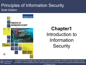 Information Security: History & Principles