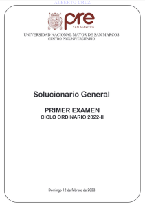 Solucionario General 1er Examen Ciclo Ordinario 2022-II (1)