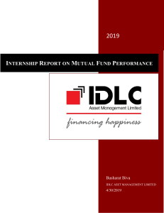 INTERNSHIP-REPORT-ON-MUTUAL-FUND-PERFORMANCE-IDLC