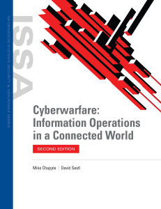 Mike Chapple, David Seidl - Cyberwarfare  Information Operations in a Connected World-Jones & Bartlett Learning (2021)