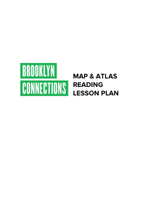 Map & Atlas Reading Lesson Plan NEW