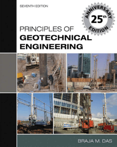 Principles of Geotechnical Engineering 7th Edition