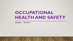 L03 Occupational Health and Safety