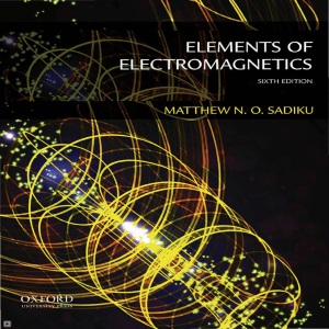 Matthew N.O. Sadiku - Elements of Electromagnetics-Oxford University Press, USA (2014)