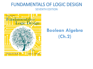 Logic Design  221103 235122