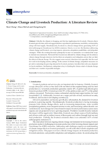 Climate Change and Livestock Production  A Literature Review   Enhanced Reader