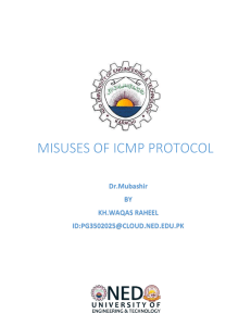 Assignment 2 Misuse oF ICMP Protocol