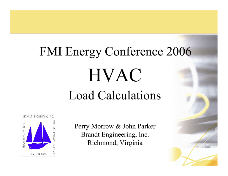 Hvac Load Calculations Guide 2802