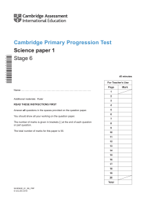 cambridge-primary-progression-test-science-2018-stage-6-paper-1-question