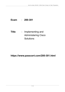 Cisco 200-301 CCNA Exam Dumps 2023