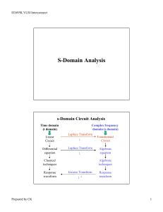 S-Domain Analysis