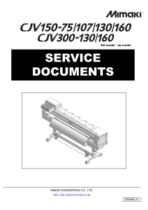 Mimaki Manual CJV150 CJV300 Series Service Documents