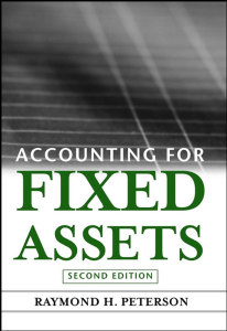 Accounting for fixed assets