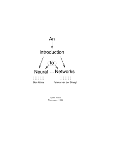 An Introduction to Neural Networks - Patrick van der Smagt