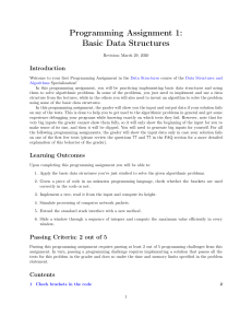 week1 basic data structures