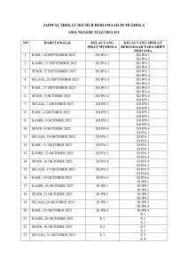 JADWAL SHOLAT DZUHUR BERJAMAAH-1