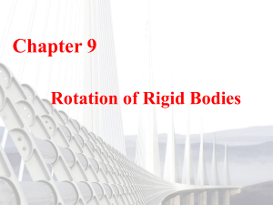 Rotation of rigid bodies-Lecture