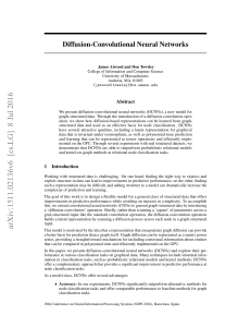 Diffusion-convolutional neural networks.