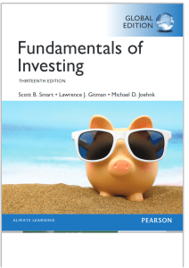 Fundamentals of Investing - Gitman 13th Edition